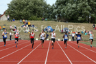Boys under-15s 100 metres, 2018 Northern Under-17s/U-15s/U-13s Champs., Wavertree Athletics Centre, Liverpool. Photo: David T. Hewitson/Sports for All Pics